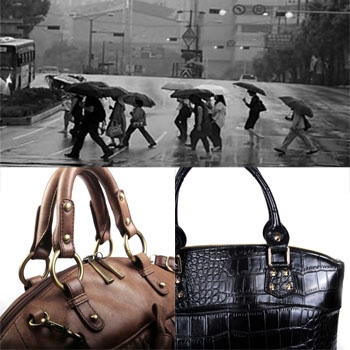 장마철 가죽가방 관리요령