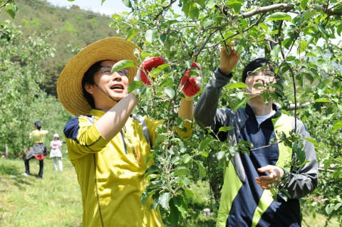 기술보증기금 임직원, 밀양에서 농촌봉사 활동 펼쳐