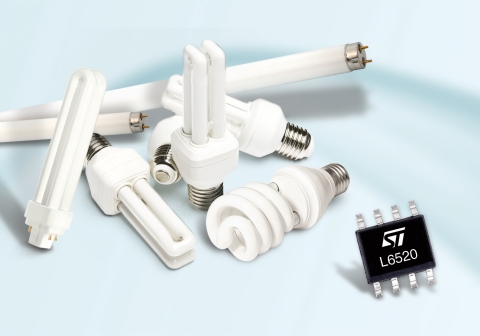 ST마이크로일렉트로닉스, 에너지 절감형 형광등을 위한 혁신적인 솔루션 선보여