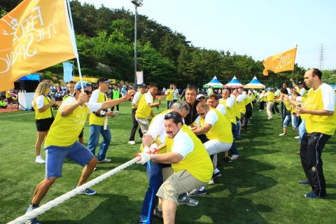 5월 21일(토) 서부축구장에서 열린 '2011 외국인 감독관 체육대회' 모습.