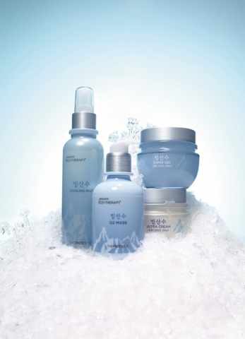 더페이스샵, ‘청정 빙산수’ 화장품 출시