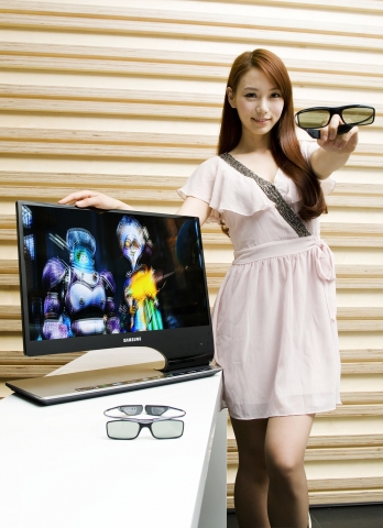 삼성전자, 독창적 디자인 풀HD 3D LED 모니터 출시