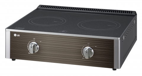 LG전자 히든쿡, 국내 최초 가스레인지에 세라믹 글라스 상판 적용