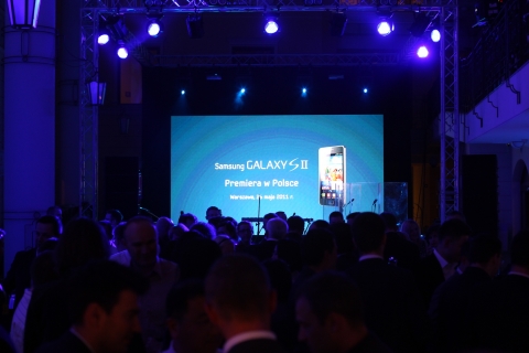 삼성전자, 폴란드 바르샤바에서 ‘갤럭시SⅡ’ 런칭 행사 개최