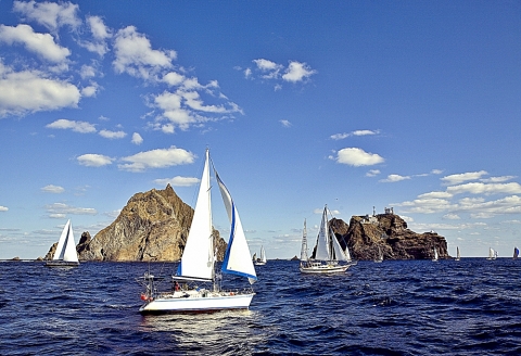 코리아컵 국제요트대회 스케치 사진
