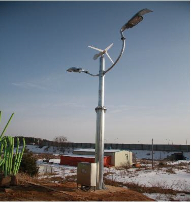 군산대가 개발한 풍력가로등 시제품2