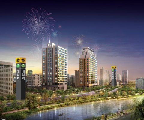 신도림 비즈트위트 조감도