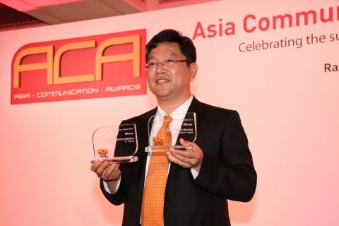 SK텔레콤 '스마트폰 원격상담'과 'hoppin(호핀)' 서비스가 싱가폴에서 개최된 ‘아시아 커뮤니케이션 어워드(Asia Communicatio