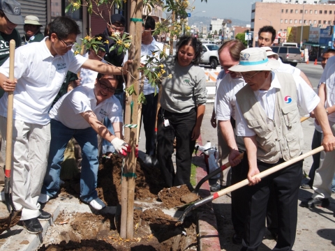 나무심기 통해 푸른 LA 만든다