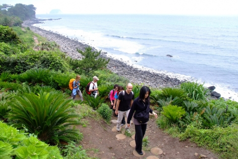 프랑스 방한단체의 제주 올레길 하이킹 (제 7코스)