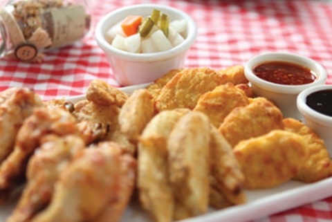 홈치킨 메뉴 윙앤찹스 세트