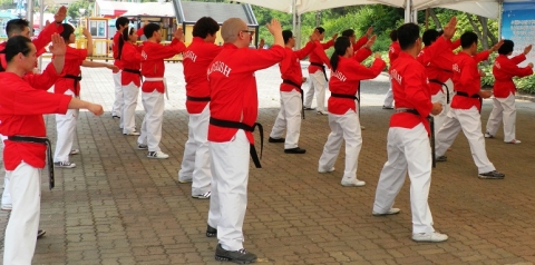 12기 태글리쉬 지도사 연수 정선희 강사의 실기수업 모습