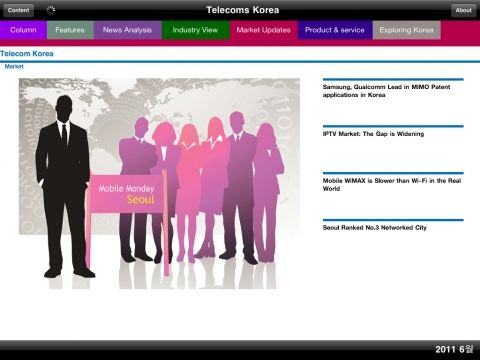 Telecoms Korea Launches iPad Magazine Application