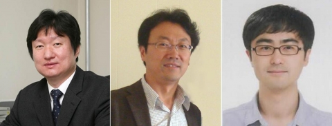 사진 왼쪽부터 박배호, 박정영 교수, 최진식 연구원