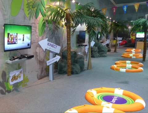 한국마이크로소프트의 대규모 키넥트 체험존, 색다른 피서지로 등극