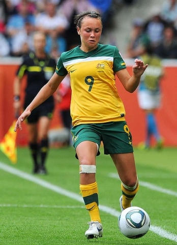 ‘현대 베스트 영 플레이어 어워드’ 수상자인 호주 대표팀의 케이틀린 풀드(Caitlin FOORD) 선수