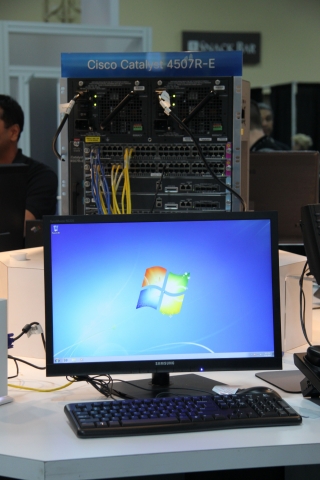 '시스코 라이브'에서 처음으로 공개한 삼성 클라우드 모니터 NC220