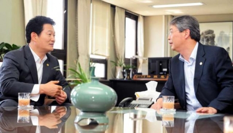 송영길 인천시장, 기획재정부 방문 제1차관 예방