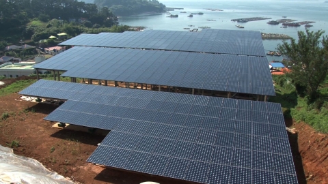 탄소배출제로에 도전하는 섬 &lt;연대도&gt; 태양광 발전 설비