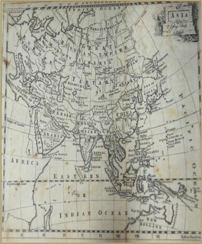 18C 아시아지도
