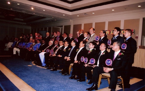Inaugural ceremony in 2007 in USA pioneers and champions from all over the world.