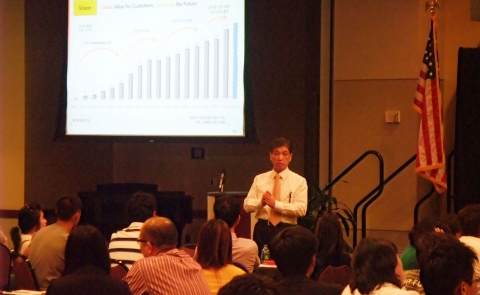 정철길 SK C&C 사장, 미국서 한인 유학생 대상 채용 특강 펼쳐