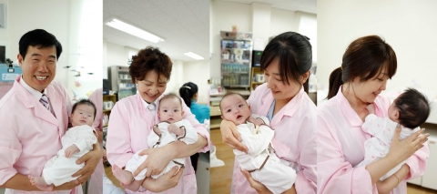 함께하는 사랑밭과 성주재단이 함께 미혼모 시설에 배냇저고리 320벌을 전달했다. 배냇저고리는 MCM전국지점 직원들 320명이 직접 손바느질을 한 배냇저고리다.