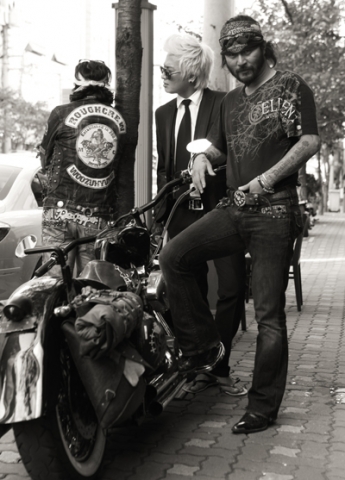 가수 호 최민수씨와 함께