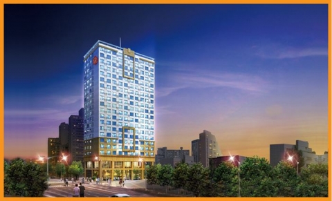 대림역 로제리움2차 야간 조감도