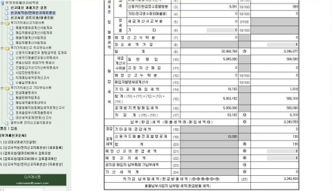 사업자가 매출 매입내역을 입력하면 세무신고에 필요한 서류가 자동으로 작성된다.