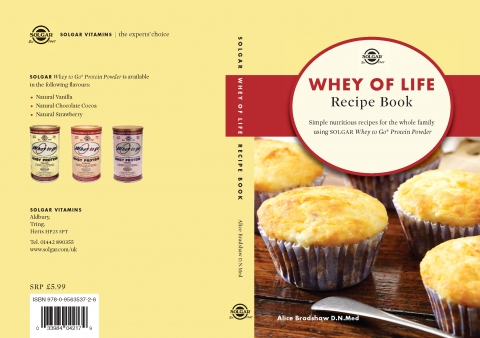 SOLGAR "WHEY OF LIFE  Recipe Book"