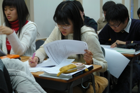 대치동 신우성논술학원 논술수업 장면