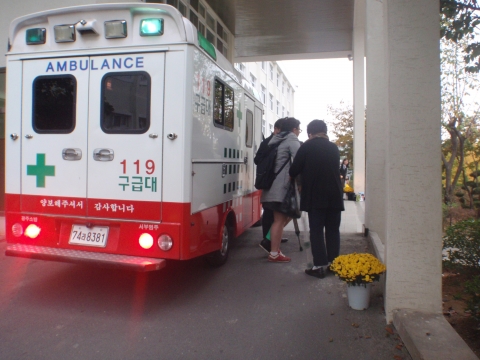 광주시 소방본부, 거동불편 또는 지각 수험생 시험장까지 이송