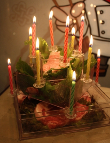 생일회원 대상 한우케익서비스