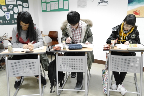 신우성논술 수업 장면