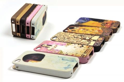 아트뮤, 아이폰4S 전용 명화가죽케이스 ‘눈길’