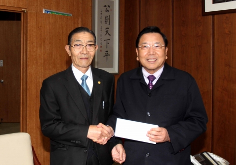 국악협회 영광군지부, 불우이웃돕기 성금 200만원 쾌척