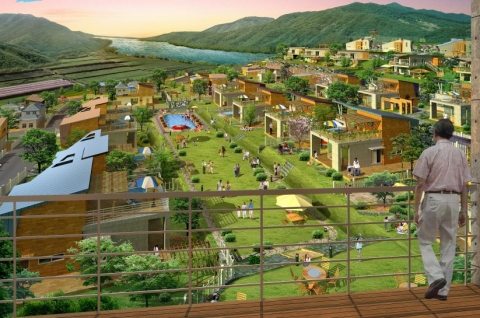 팜 스프링 빌리지 조감도2