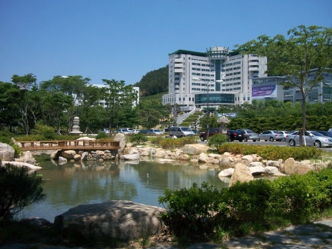 동명대학교 캠퍼스 전경 일부