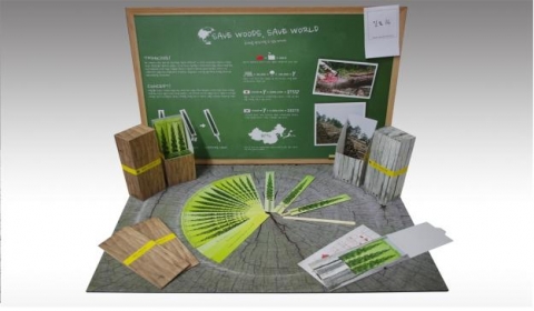 박태광씨의 大賞作 '일회용젓가락의 진실'