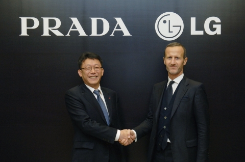 PRADA and LG today renewed their exclusive mobile phone partnership at a signing ceremony in Seoul, ...