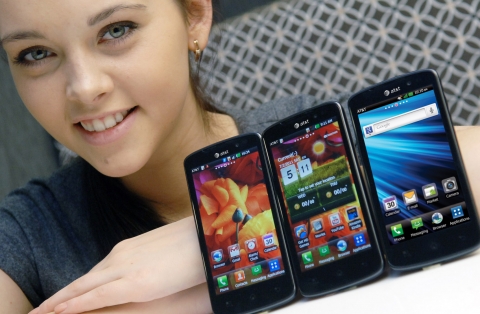 美 AT&T를 통해 ‘옵티머스LTE’의 미국향 스마트폰 ‘LG 니트로 HD’