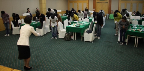 동명대학교가 최근 실시한 취업역량 강화 캠프 장면