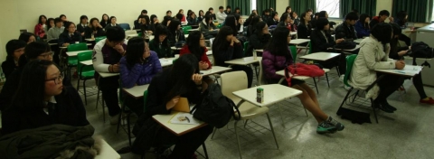 동명대학교의 3일 369명 대상 면접 및 실기고사 시행 장면