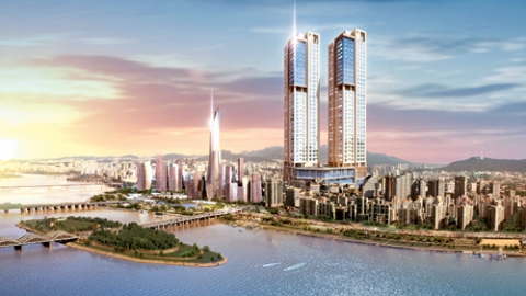 용산 KCC웰츠타워 조감도2