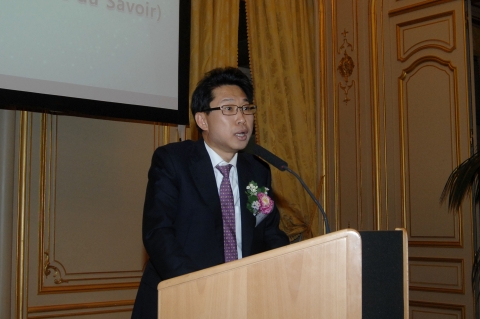 한불경제인의밤 행사에서 김정관차관 환영사