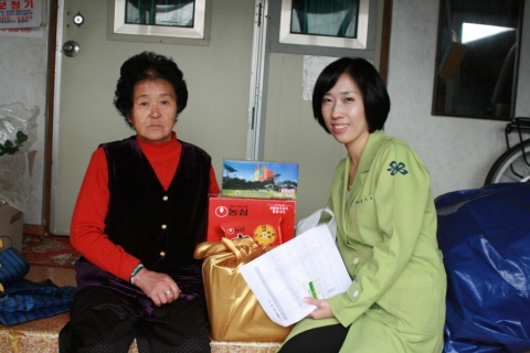 독거어르신 방문