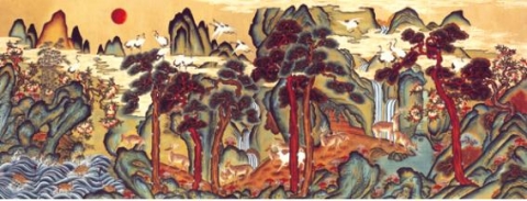 서순옥 십장생도