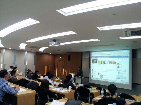 박영만 마케팅홍보연구소 홍보 교육 강의 모습