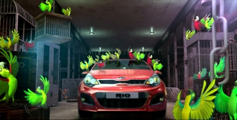 기아차가 톡톡 튀며 개성 넘치는 다양한 디지털 마케팅을 통해 고객과의 소통 강화에 적극 나서고 있다.( ‘리오 무비 리믹스’ 동영상 이미지 )